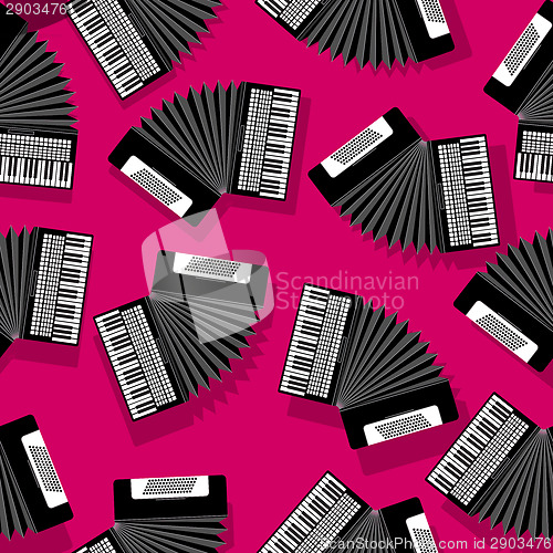 Image of Accordion seamless pattern