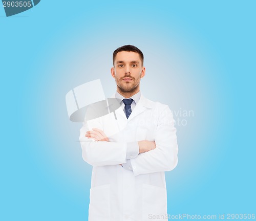 Image of male doctor in white coat