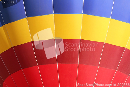 Image of Colorful dirigible background
