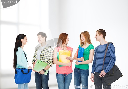 Image of group of smiling students standing