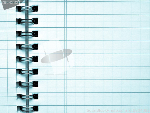 Image of Blank notebook page