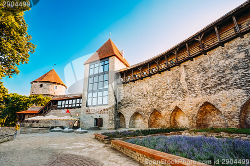 Image of The former prison tower Neitsitorn in old Tallinn, Estonia