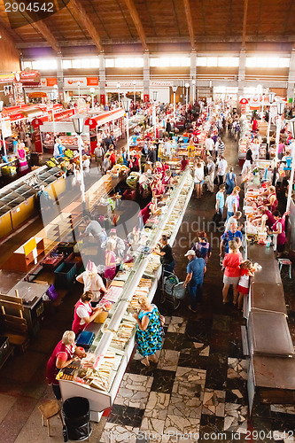 Image of Food Market In Gomel. This Is An Example Of Existing Food Market