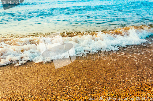 Image of Sand Beach And Wave