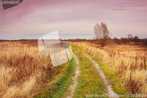 Image of Rural Countryside Road 