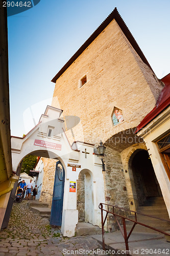 Image of The Most Famous Street Of Tallinn, Estonia