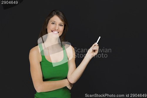 Image of Beautiful young student