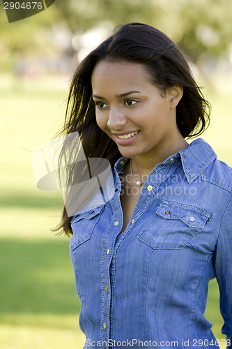 Image of Beautiful African American woman