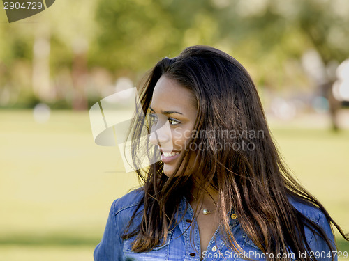 Image of Beautiful African American woman