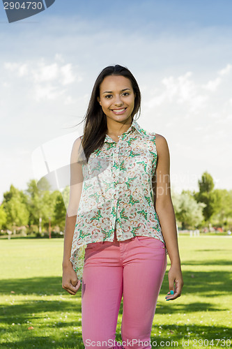 Image of Beautiful African American woman