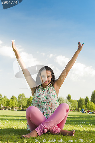 Image of Beautiful African American woman