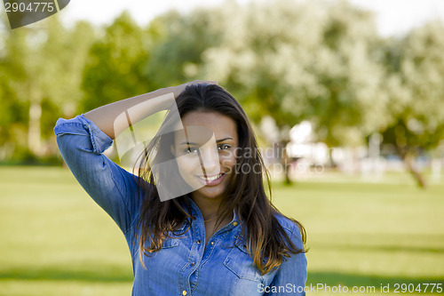 Image of Beautiful African American woman