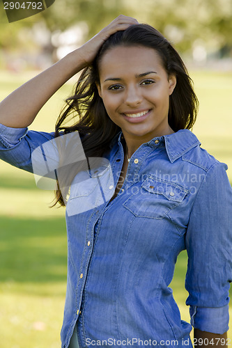 Image of Beautiful African American woman