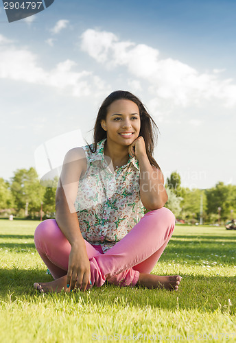 Image of Beautiful African American woman
