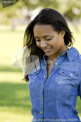 Image of Beautiful African American woman