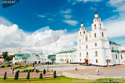 Image of The Cathedral Of Holy Spirit In Minsk, Belarus
