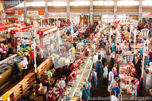 Image of Food Market In Gomel. This Is An Example Of Existing Food Market