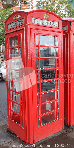 Image of London telephone box
