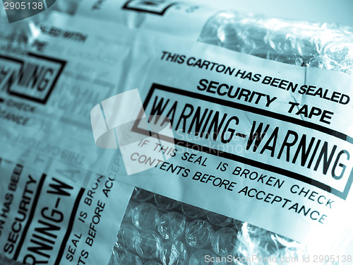 Image of Warning - security tape