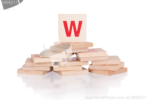 Image of Alphabet - letter W