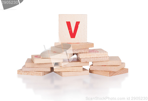 Image of Alphabet - letter V