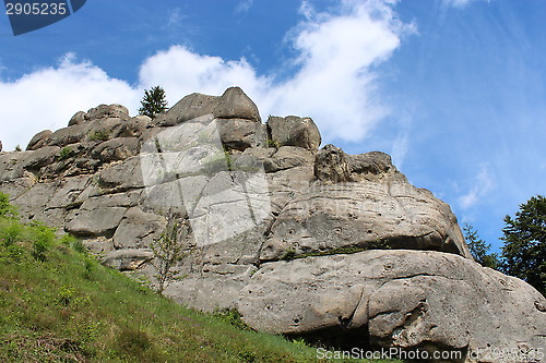 Image of view to Carpathian mountains