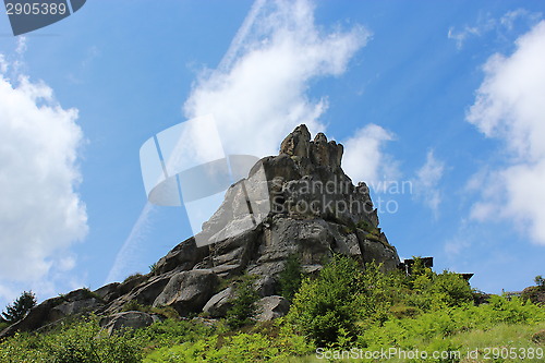 Image of view to Carpathian mountains