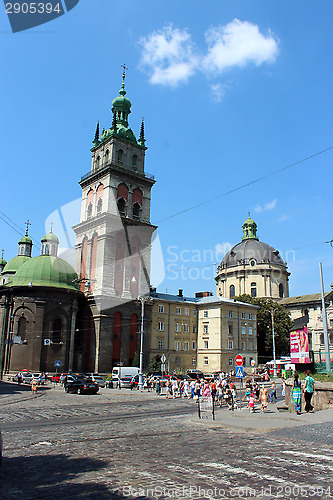 Image of The Dominican church and monastery in Lviv