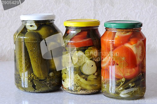 Image of House canned food.