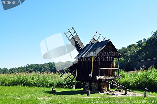 Image of sibiu ethno museum wind mill