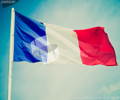 Image of Retro look Flag of France