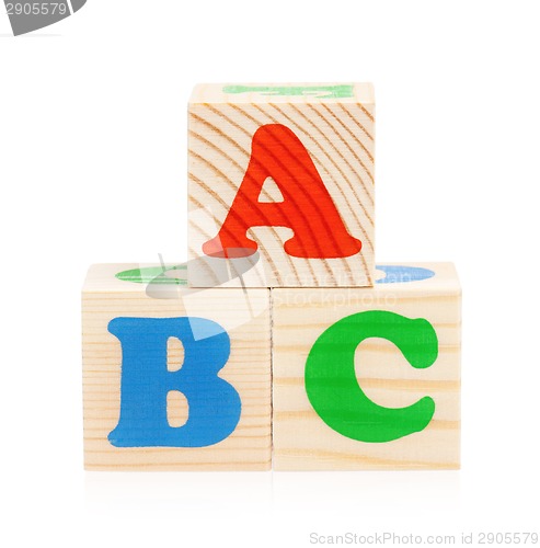 Image of Cubes with letters