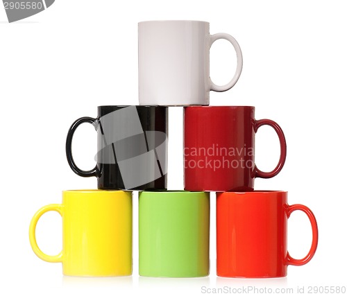 Image of Colorful cups