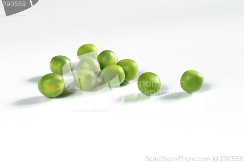 Image of fresh green pea