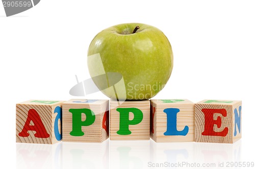 Image of Cubes with apple