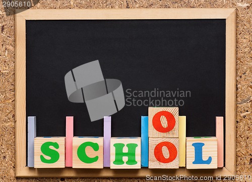 Image of Small blackboard