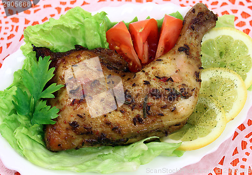 Image of Roasted chicken drumsticks