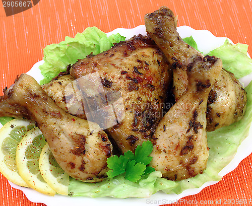 Image of Roasted chicken drumsticks