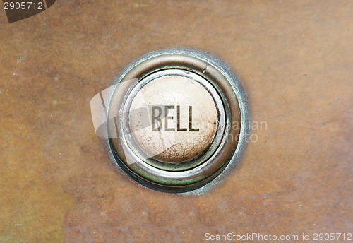 Image of Old button - bell