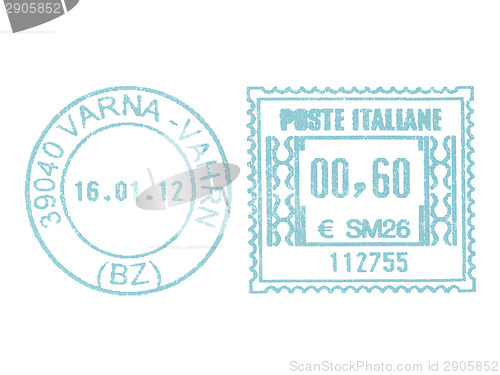 Image of Postage meter stamp