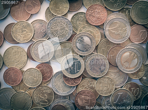 Image of Retro look Euro coin