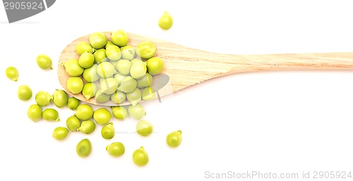 Image of fresh green peas