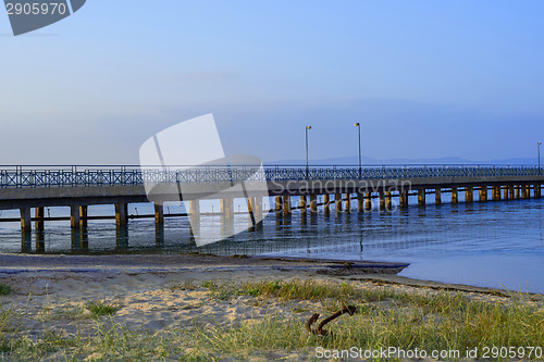 Image of Pier in sunset