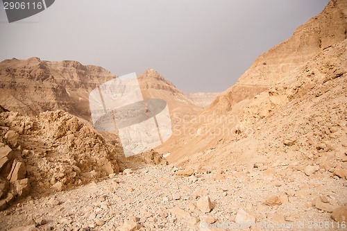 Image of Mountains in stone desert nead Dead Sea