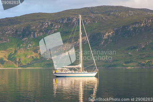 Image of Sailboat sailing