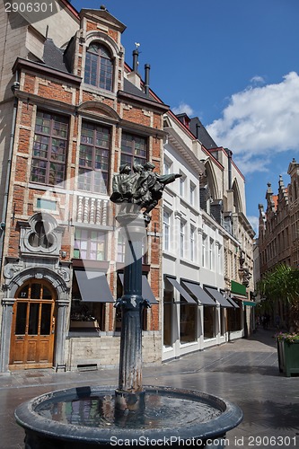 Image of Street in center of Brussels, Belgium
