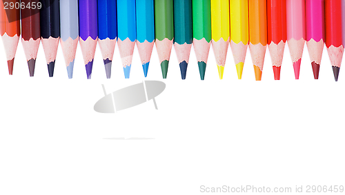 Image of Colorful Pencils Border