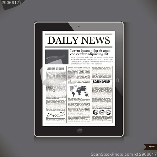 Image of Daily News on generic Tablet PC