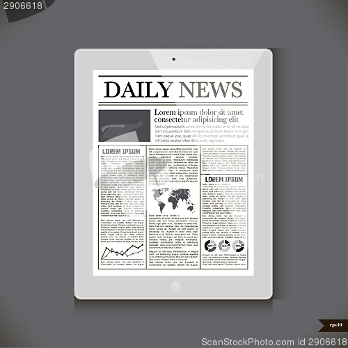 Image of Daily News on generic Tablet PC
