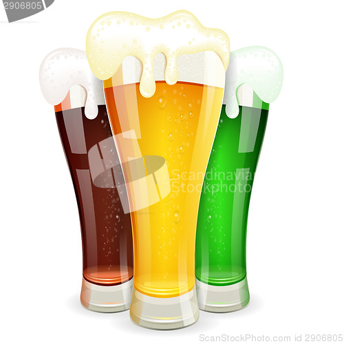 Image of Glasses of Beer